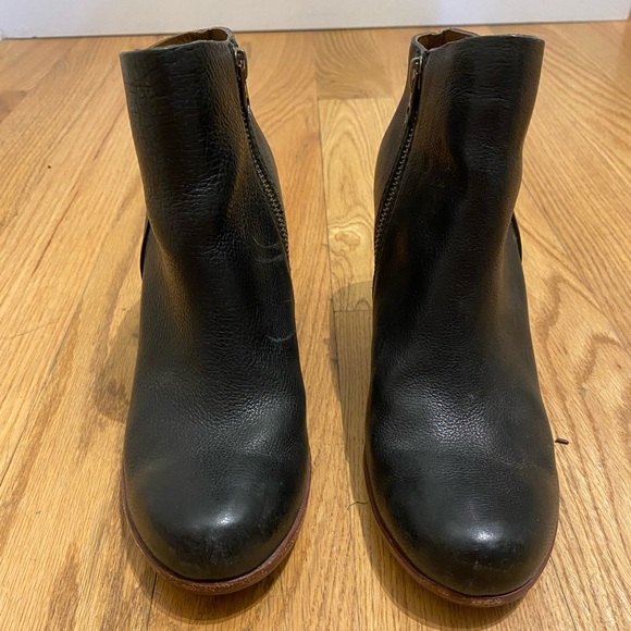 Black leather Kork-Ease bootie - Picture 5 of 6